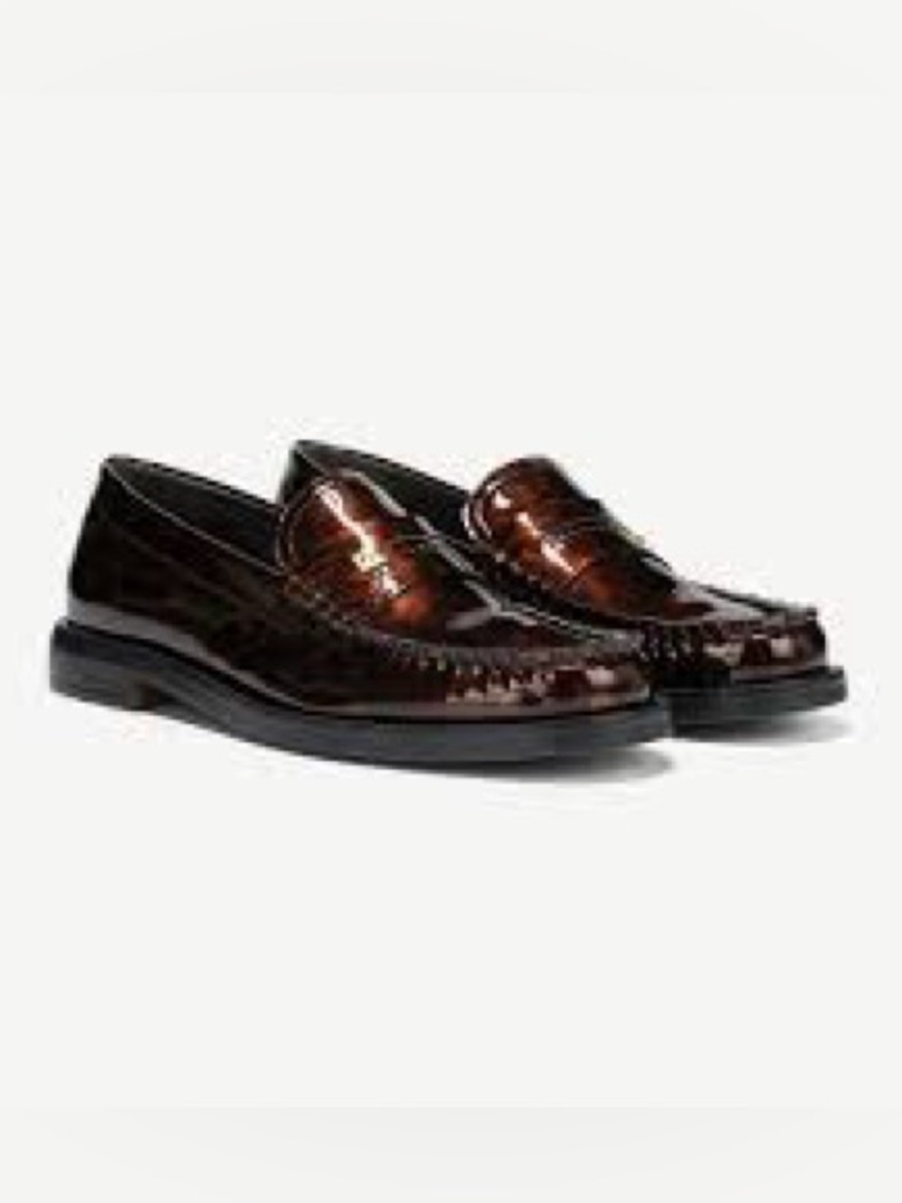 NEW Franco Sarto $130 Yulisa Loafer Color: Tortoise Patent Leather SZ-10M - Picture 5 of 12